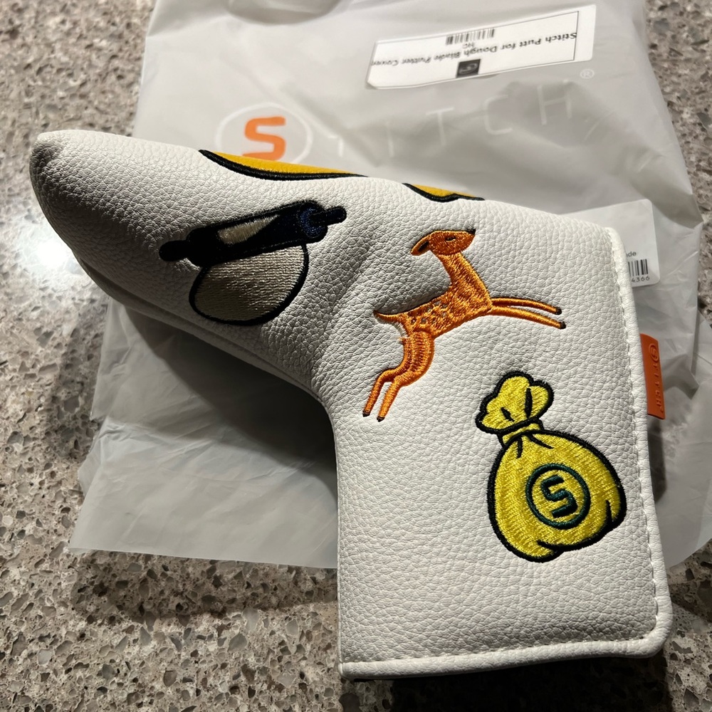 Stitch golf blade putter cover